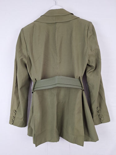 Second-Hand - Mossman Khaki Addicted To You Blazer Size 14 - SwapUp