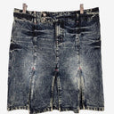 Second-Hand - Jaded London Stone Wash Flirty Denim Skirt Size 12 - SwapUp