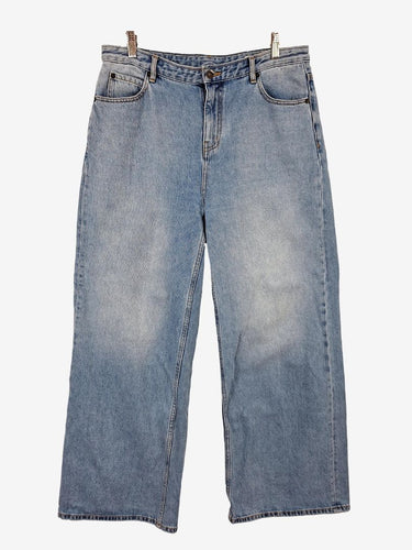 Sass & Bide Light To Medium Wash Wide Leg Jeans Size 14