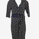 Second-Hand - Sacha Drake Bold Geometric Midi Dress Size 12 - SwapUp