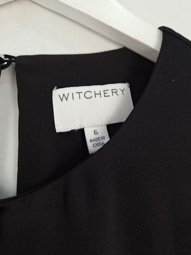 Second-Hand - Witchery Pleat Front Satin Tank Top Size 6 - SwapUp