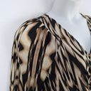 Second-Hand - David Lawrence Jungle Wrap Style Midi Dress Size M - SwapUp