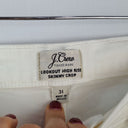 Second-Hand - J.Crew White High Rise Skinny Jeans Size M - SwapUp