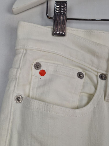 Second-Hand - J.Crew White High Rise Skinny Jeans Size M - SwapUp