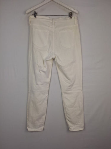 Second-Hand - J.Crew White High Rise Skinny Jeans Size M - SwapUp