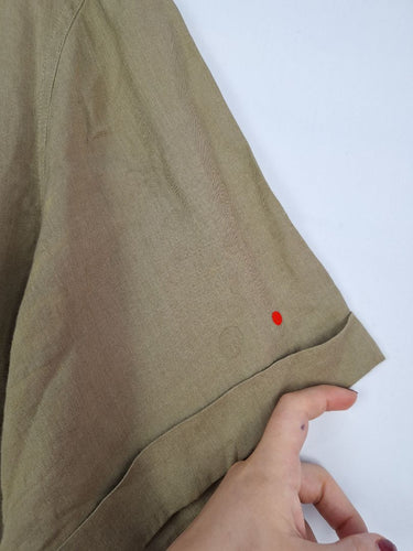 Second-Hand - Marina Sport Pure Linen Olive Shirt Size XL - SwapUp