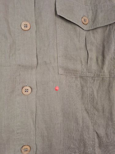 Second-Hand - Marina Sport Pure Linen Olive Shirt Size XL - SwapUp