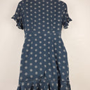Second-Hand - Tigerlily Navy Wrap Motif Dress Size 8 - SwapUp