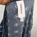Second-Hand - Tigerlily Navy Wrap Motif Dress Size 8 - SwapUp