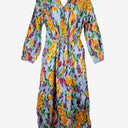 Second-Hand - Megan Park Blurred Spring Ruched Dress Size S - SwapUp