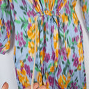 Second-Hand - Megan Park Blurred Spring Ruched Dress Size S - SwapUp