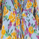 Second-Hand - Megan Park Blurred Spring Ruched Dress Size S - SwapUp