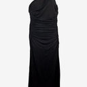 Second-Hand - Country Road Black Asymmetrical Drape Dress Size XL - SwapUp