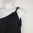 Second-Hand - Country Road Black Asymmetrical Drape Dress Size XL - SwapUp