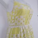 Second-Hand - Gorman Lemon Layered Geometric Mini Dress Size 10 - SwapUp