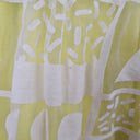 Second-Hand - Gorman Lemon Layered Geometric Mini Dress Size 10 - SwapUp