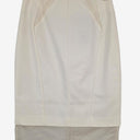 Second-Hand - Cue Pearl Sheer Panel Midi Skirt Size 6 - SwapUp
