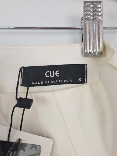 Second-Hand - Cue Pearl Sheer Panel Midi Skirt Size 6 - SwapUp
