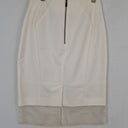 Second-Hand - Cue Pearl Sheer Panel Midi Skirt Size 6 - SwapUp