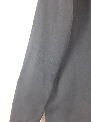 Second-Hand - Scotch & Soda Navy Satin Cross Over Top Size S - SwapUp