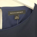 Second-Hand - Banana Republic Navy Layered Laser Cut Tank Top Size XS - SwapUp