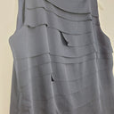 Second-Hand - Banana Republic Navy Layered Laser Cut Tank Top Size XS - SwapUp