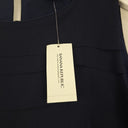 Second-Hand - Banana Republic Navy Layered Laser Cut Tank Top Size XS - SwapUp