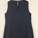 Second-Hand - Banana Republic Navy Layered Laser Cut Tank Top Size XS - SwapUp