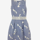 Second-Hand - Marcs Cherry Blossom Sky Lace Waist Dress Size 8 - SwapUp