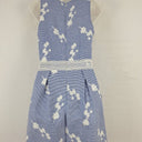 Second-Hand - Marcs Cherry Blossom Sky Lace Waist Dress Size 8 - SwapUp