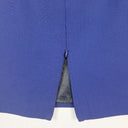 Second-Hand - Veronika Maine Royal Blue Double Zip Skirt Size 12 - SwapUp