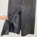 Second-Hand - Bianca Spender Textured Shimmer A Split Skirt Size L - SwapUp
