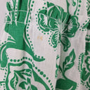 Second-Hand - Witchery Green Paisley Swirl Linen Skirt Size 8 - SwapUp