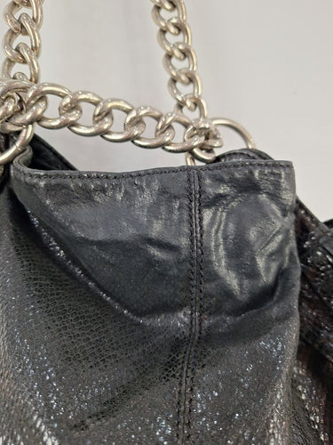 Second-Hand - Oroton Snake Skin Hobo Chain Bag Size - SwapUp