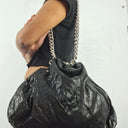 Second-Hand - Oroton Snake Skin Hobo Chain Bag Size - SwapUp