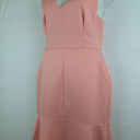 Second-Hand - Cooper St Salmon Flirty Fitted Dress Size 14 - SwapUp