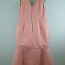 Second-Hand - Cooper St Salmon Flirty Fitted Dress Size 14 - SwapUp
