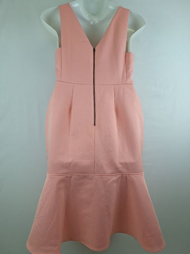 Second-Hand - Cooper St Salmon Flirty Fitted Dress Size 14 - SwapUp