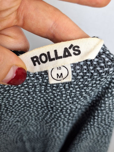 Second-Hand - Rolla's Mini Polka Dot Wrap Dress Size 10 - SwapUp