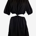 Second-Hand - Atmos & Here Cut Out Linen Blend Dress Size 10 - SwapUp