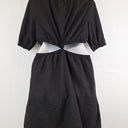 Second-Hand - Atmos & Here Cut Out Linen Blend Dress Size 10 - SwapUp