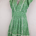 Second-Hand - Assorted Brands V Neck Parakeet Green Mini Dress Size 8 - SwapUp