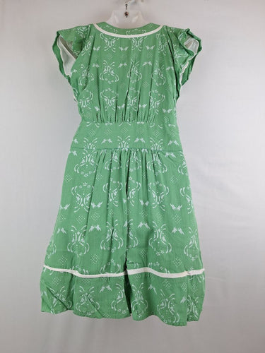 Second-Hand - Assorted Brands V Neck Parakeet Green Mini Dress Size 8 - SwapUp