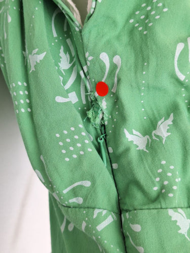 Second-Hand - Assorted Brands V Neck Parakeet Green Mini Dress Size 8 - SwapUp