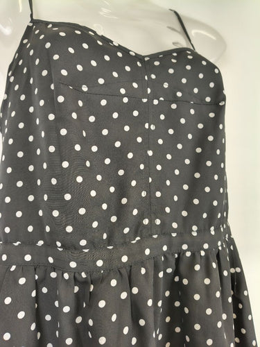 Second-Hand - J.Crew Sweet Polka Dot Mini Dress Size 10 - SwapUp