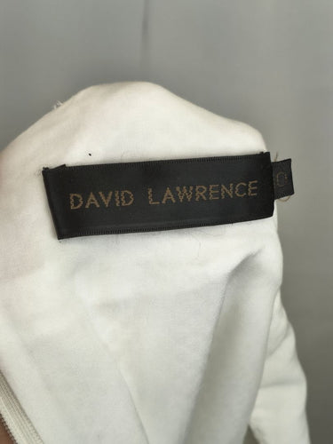 Second-Hand - David Lawrence Panelled Keyhole Mini Dress Size 10 - SwapUp