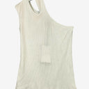 Second-Hand - Witchery Asymmetric Cut Out Cotton Top Size S - SwapUp