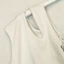 Second-Hand - Witchery Asymmetric Cut Out Cotton Top Size S - SwapUp