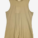 Second-Hand - Witchery Raw Oat Rib Crew Tank Top Size S - SwapUp