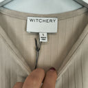 Second-Hand - Witchery Raw Oat Rib Crew Tank Top Size S - SwapUp